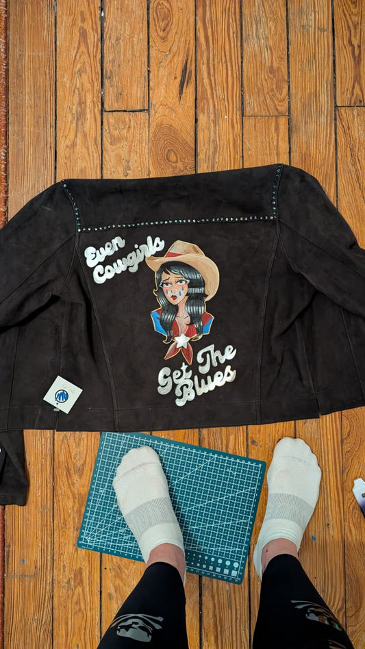 ALLSAINTS Studded Suede Jacket - Even Cowgirls Get The Blues