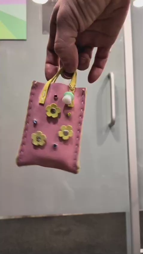 Flower Charm Vape Tote